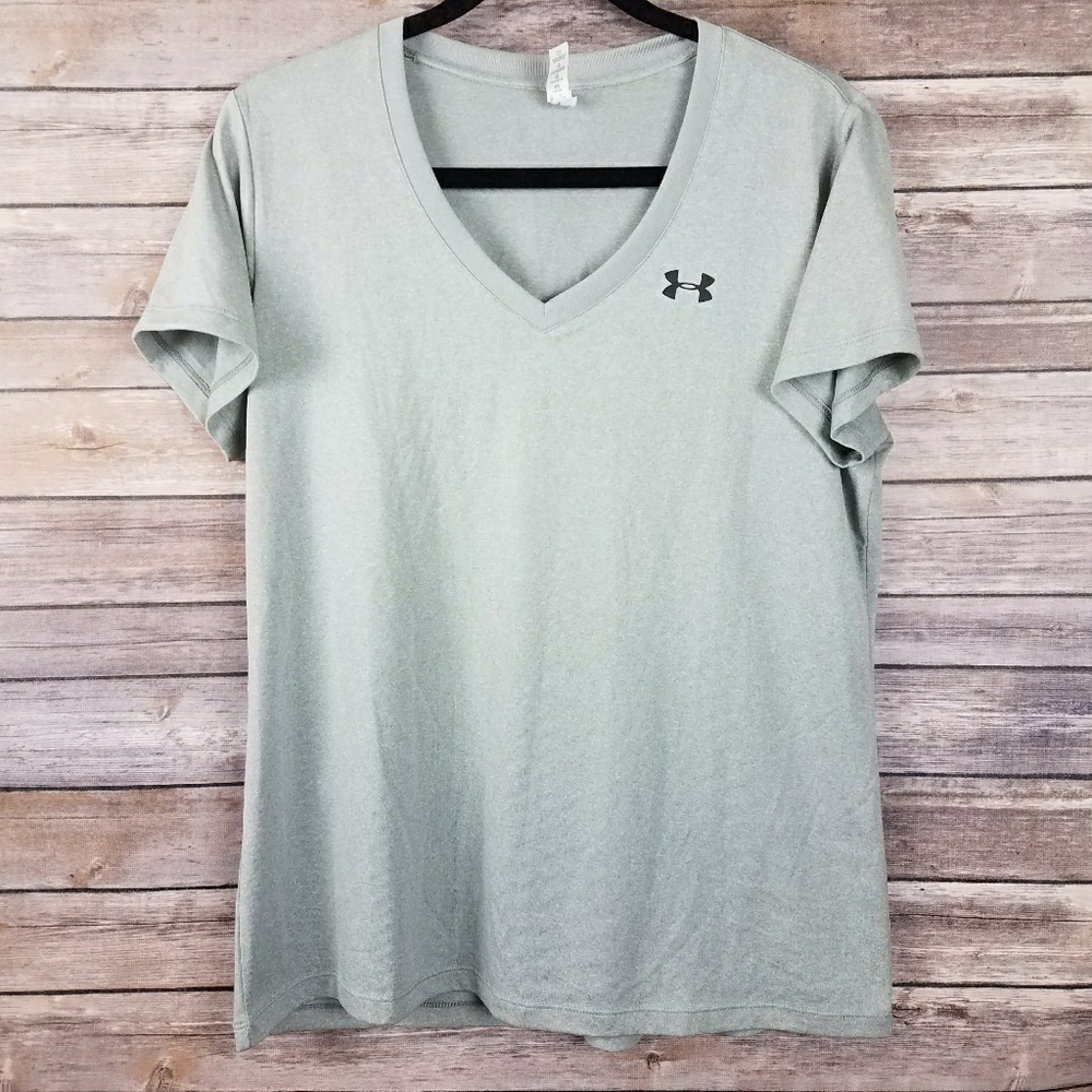 Under Armour heat gear mens fitness shirt size L